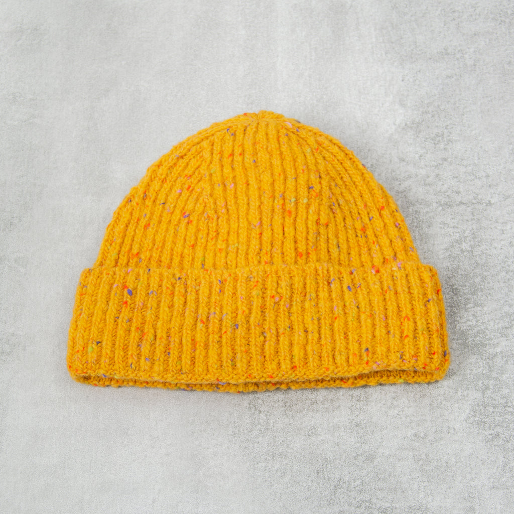 Donegal Wool Beanie - Yellow 1