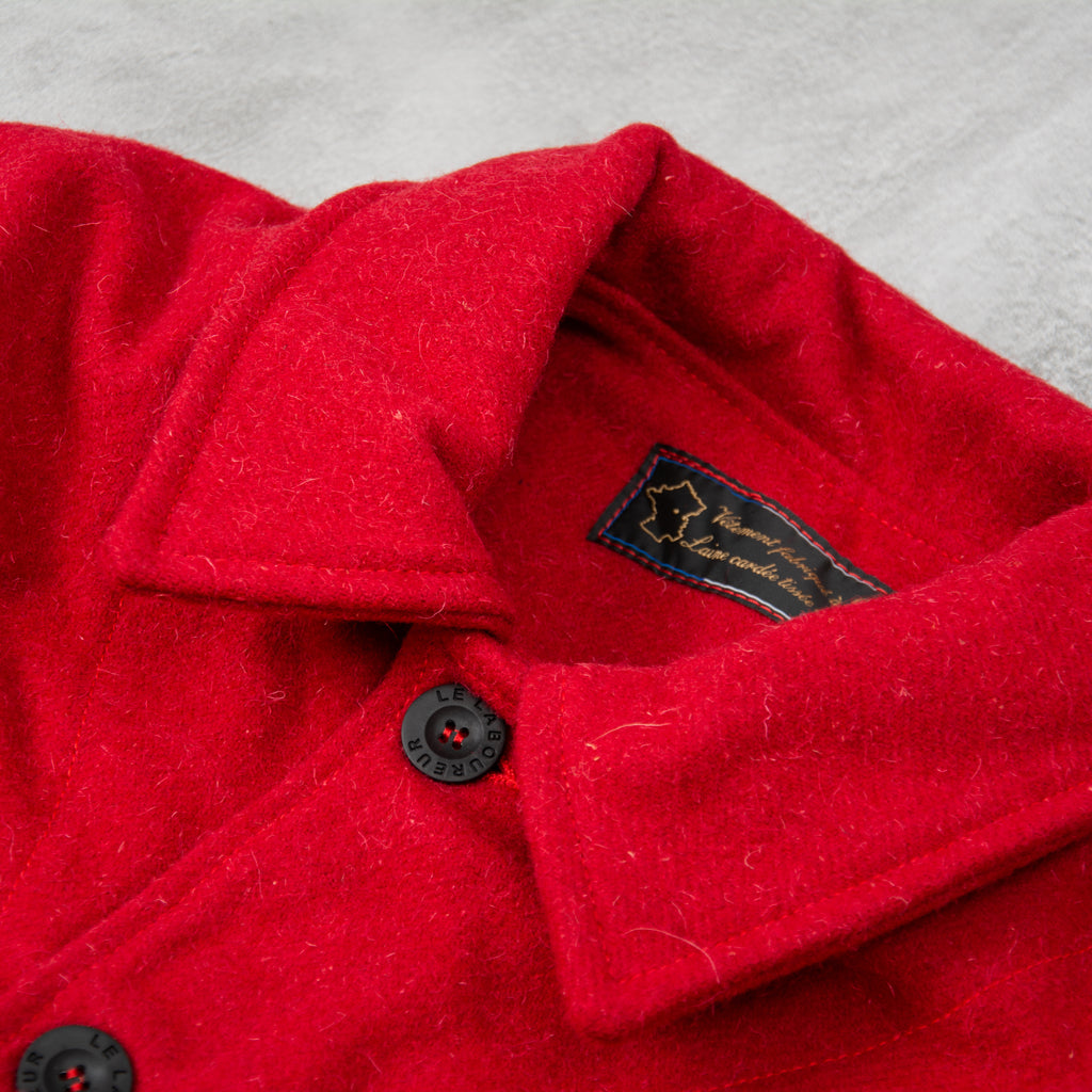 Le Laboureur Wool Work Jacket - Rouge 2