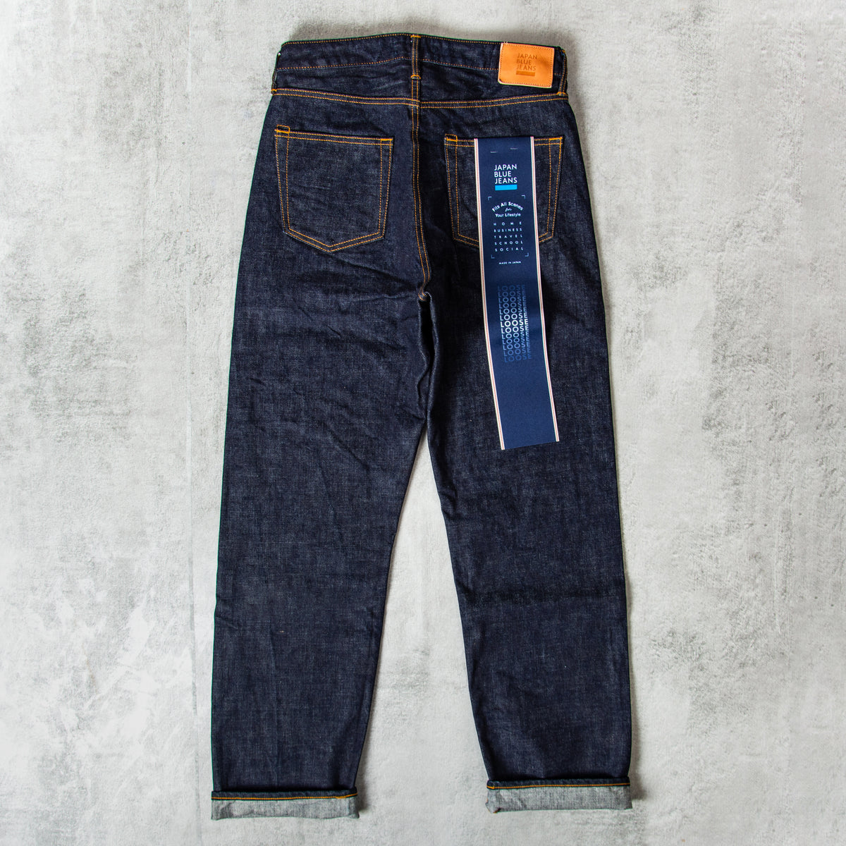 Blue Java Jeans Japan Blue Jeans 14.8oz Selvage J501 Loose Straight - Blue @Union ...
