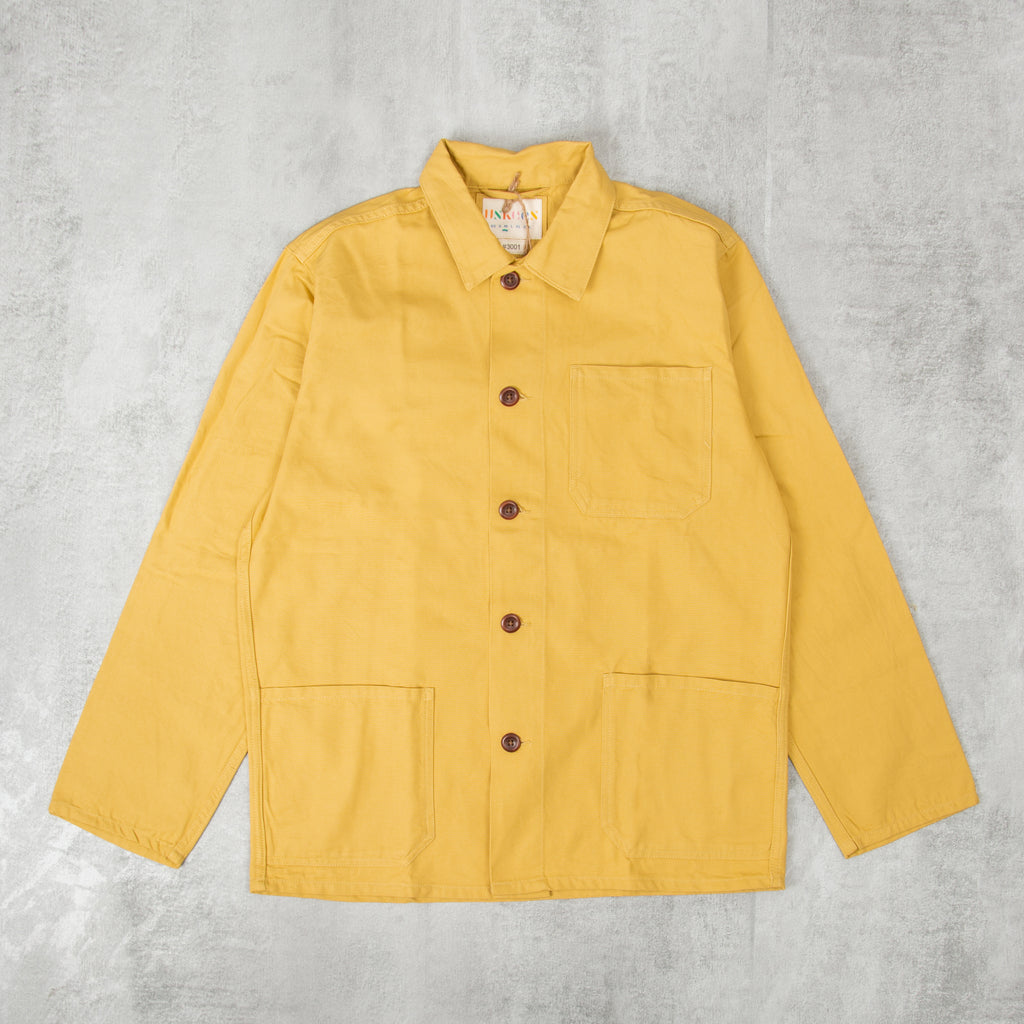 Uskees 3001 Button Overshirt - Citronella 1