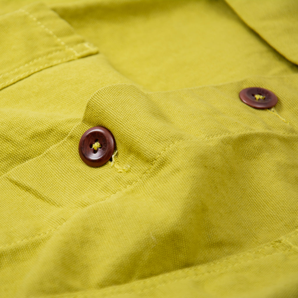 Uskees 3001 Button Overshirt - Pear 3