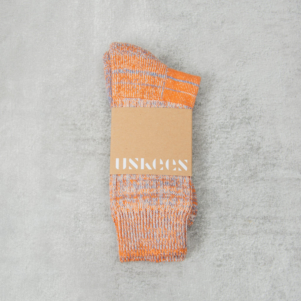 Uskees 4006 Organic Cotton Sock - Gold Mix 1