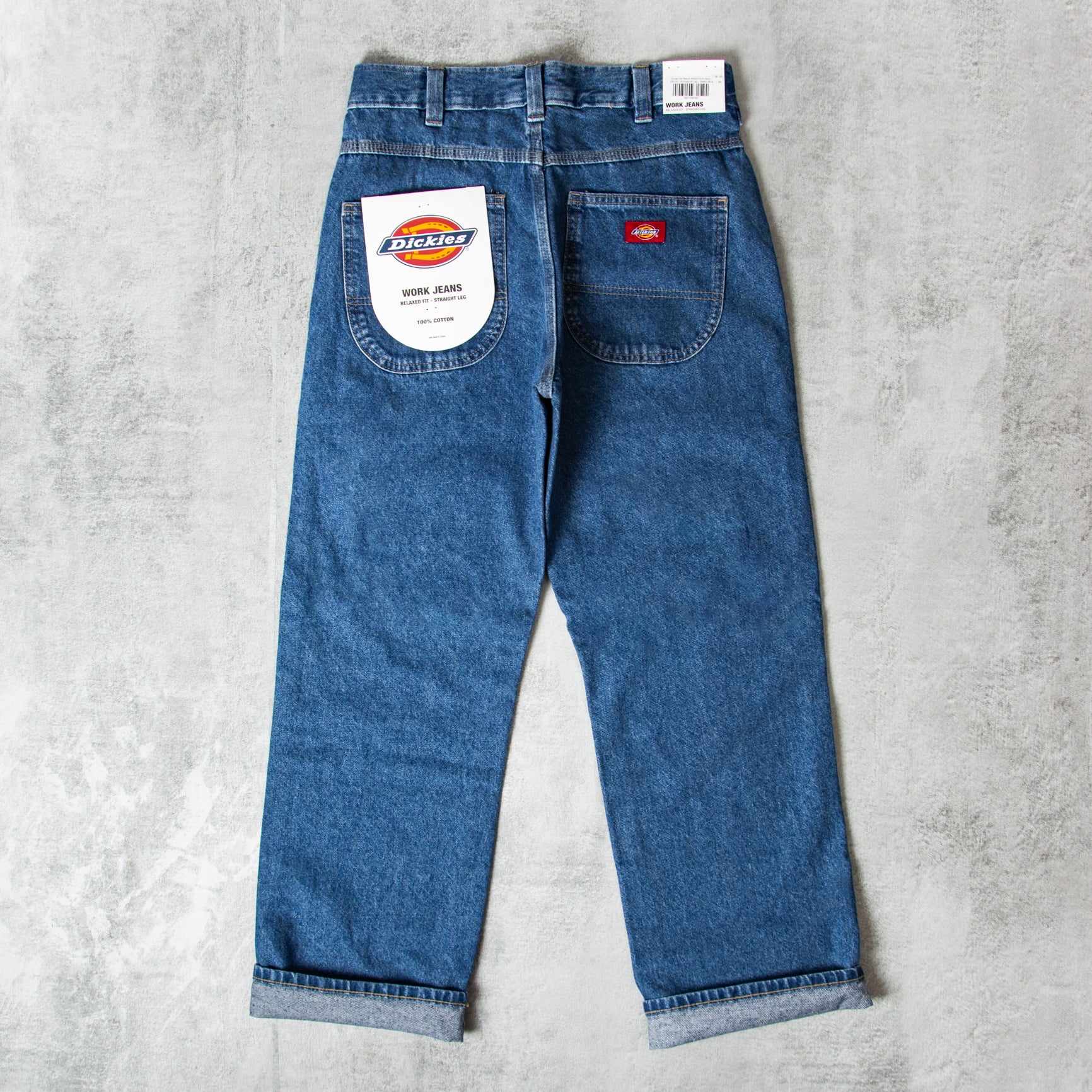 Dickies 954 Relaxed Straight Work Jeans - Classic Blue@Union