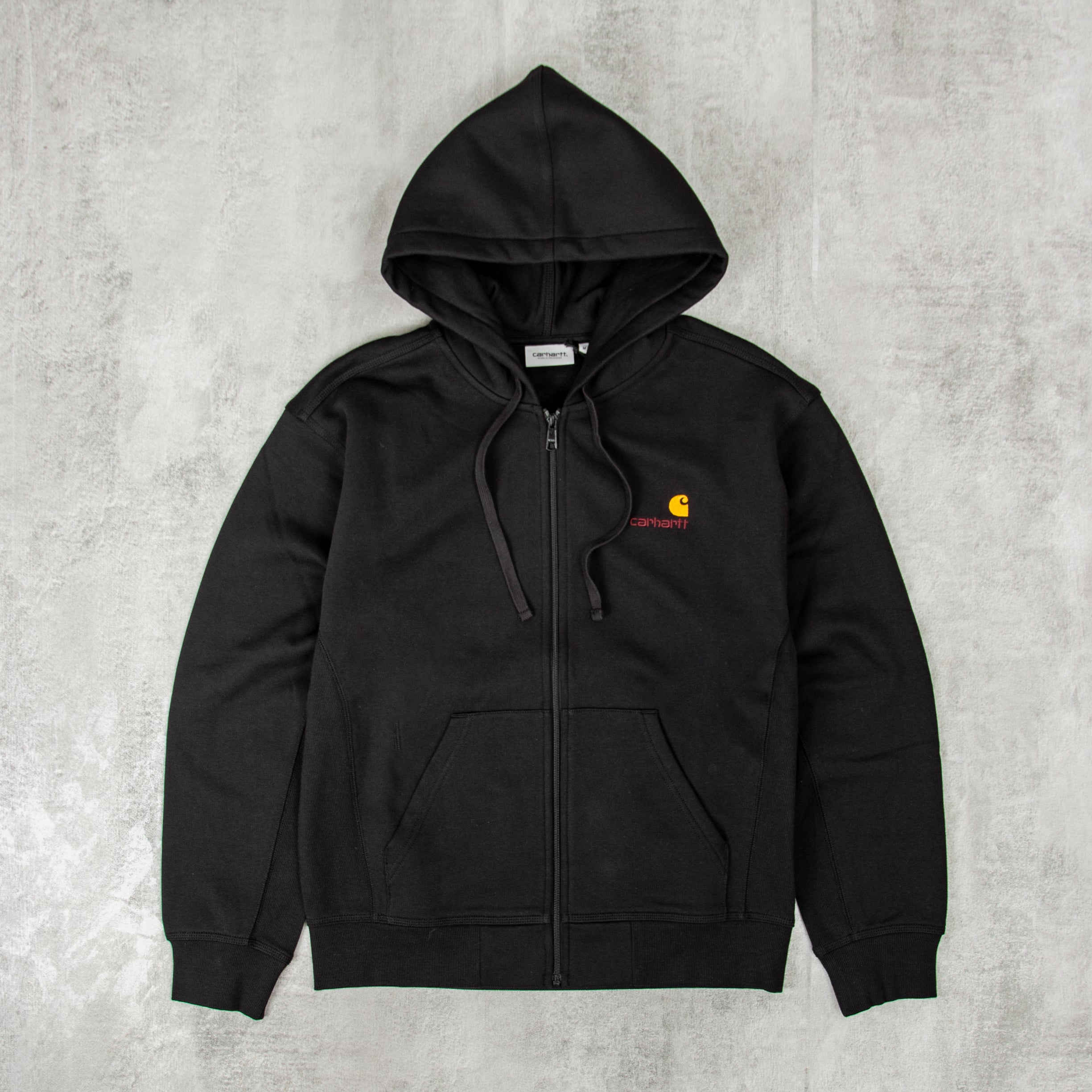 Carhartt WIP American Script Hooded Jacket Black @Union Clothing