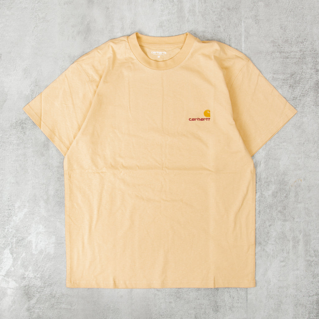 Carhartt WIP American Script S/S Tee - Rattan 1