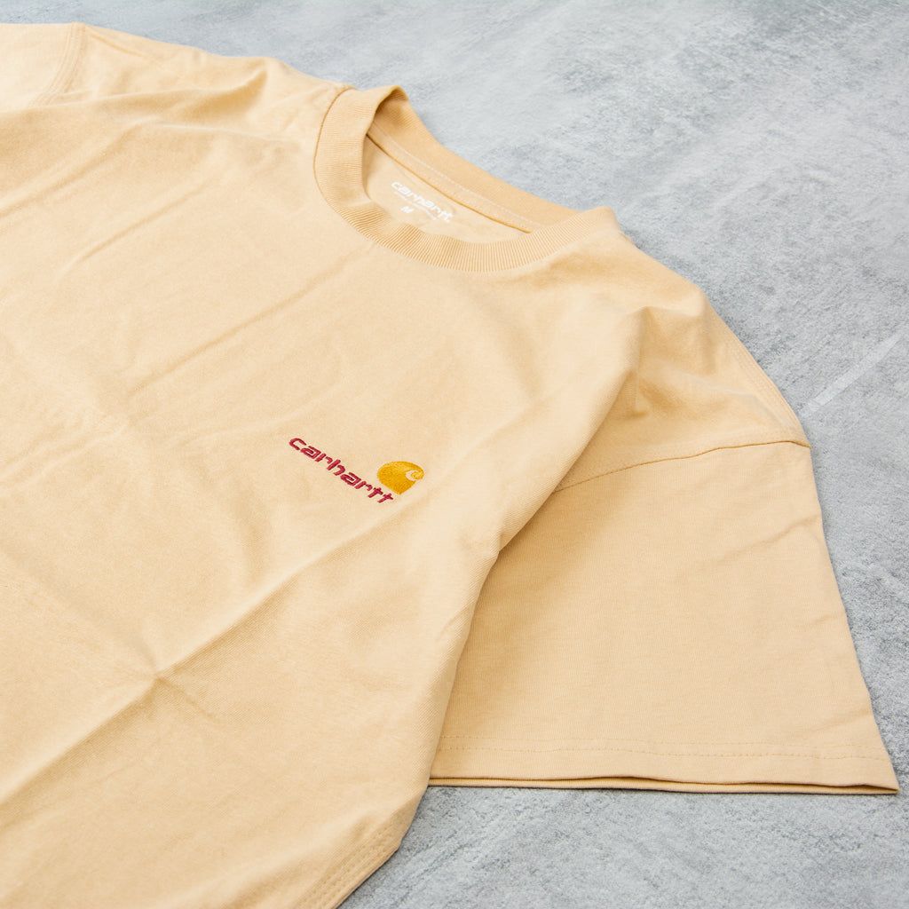 Carhartt WIP American Script S/S Tee - Rattan 2