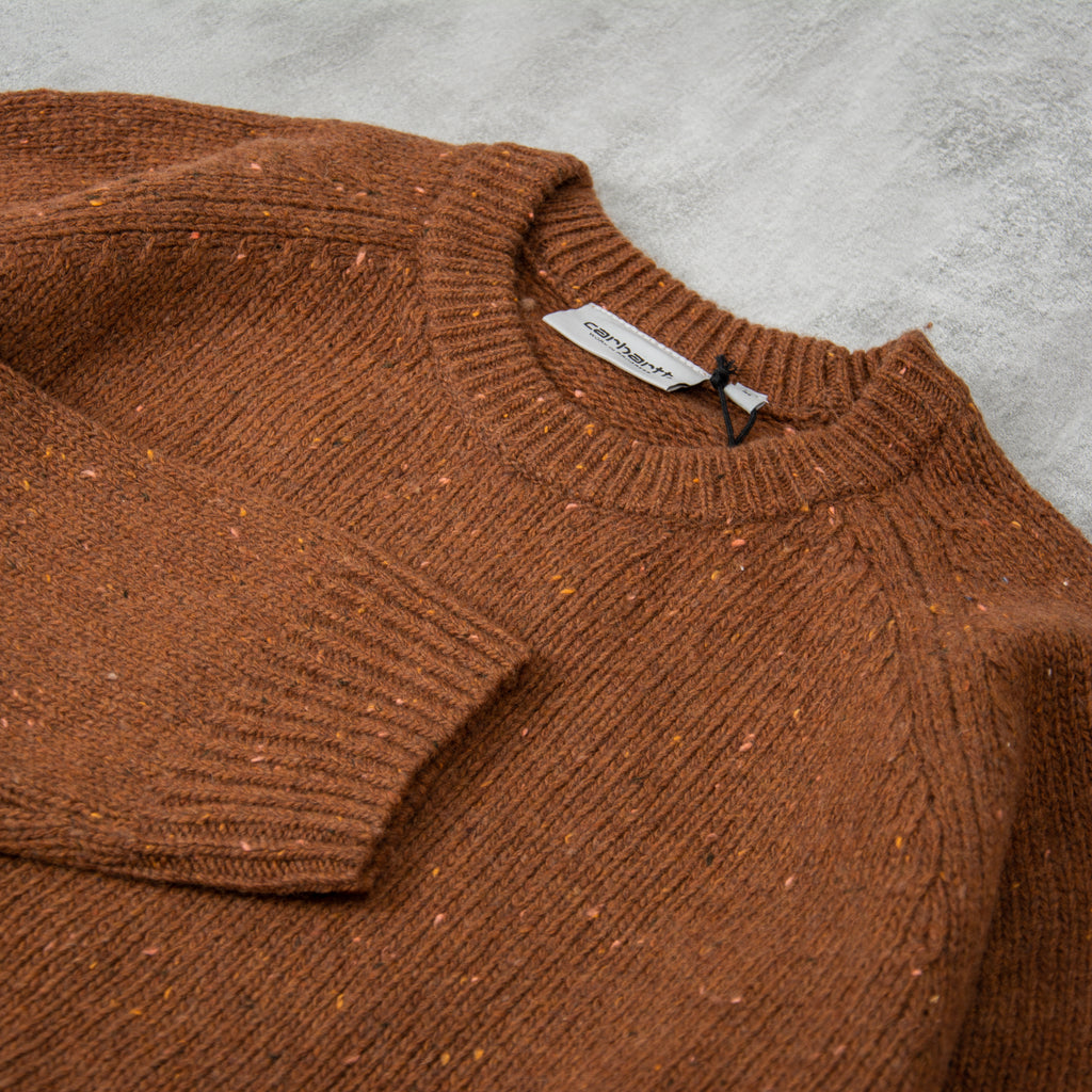 Carhartt WIP Anglistic Sweater - Speckled Tamarinds 3
