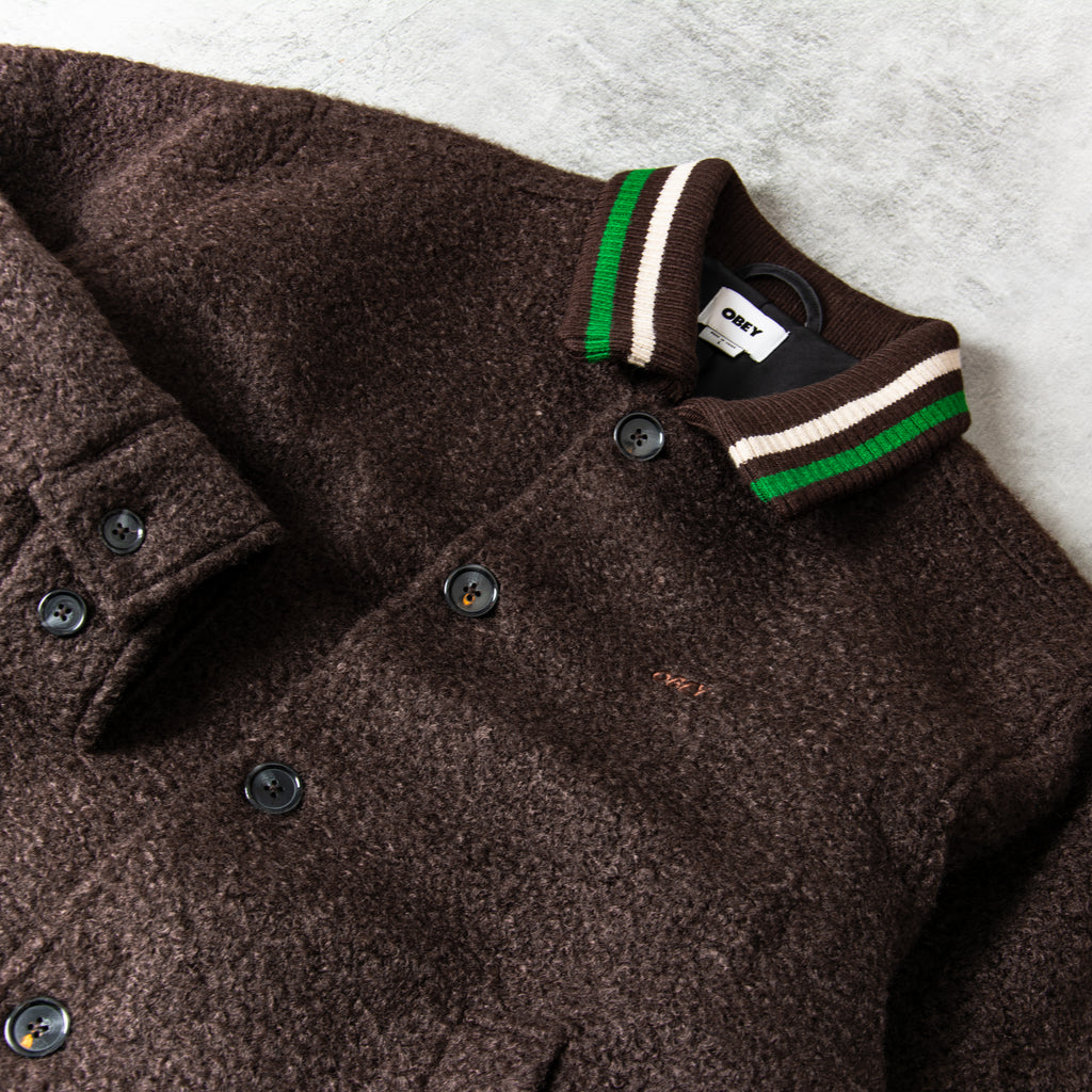 Buy the Obey Arden Blouson Jacket - Java Brown@Union Clothing | Union ...