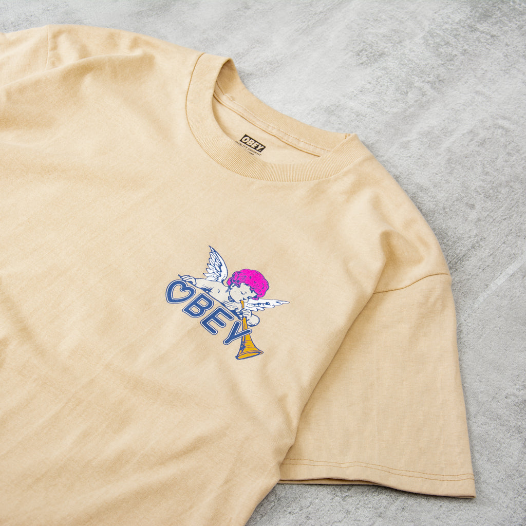 Obey Baby Angel Tee - Sand 3