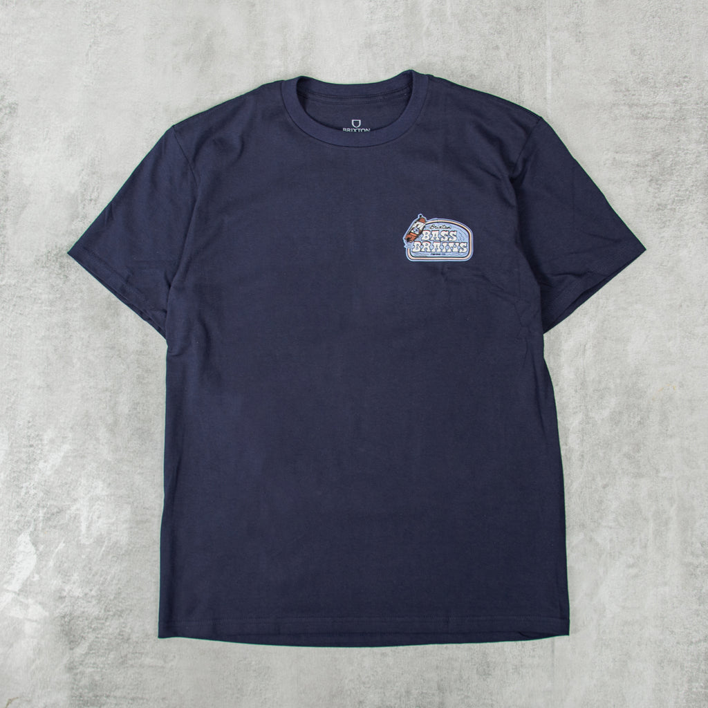 Brixton Bass Brains Boat S/S Tee - Washed Navy 1