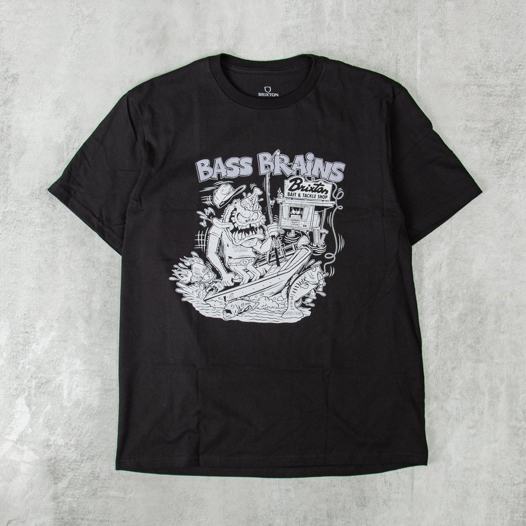 Brixton Bass Brains Monster S/S Tee - Black 1