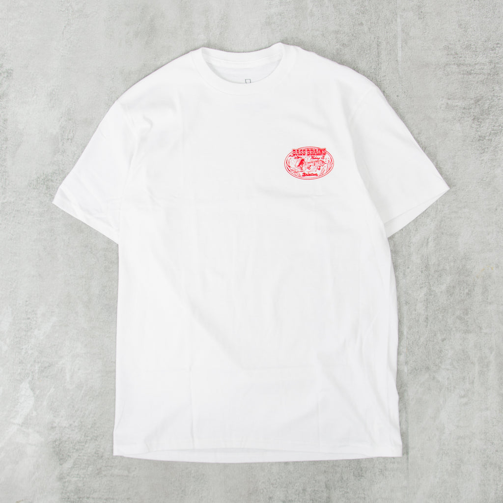 Brixton Bass Brains Swim S/S Tee - White 1