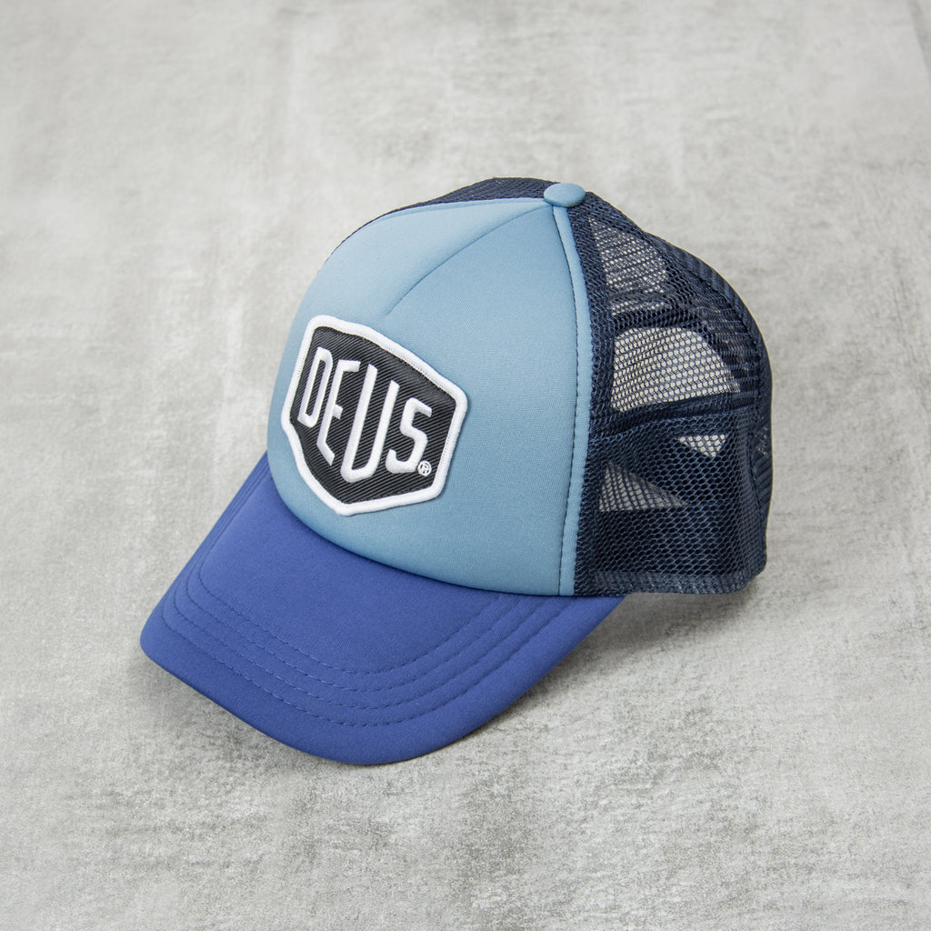 Deus ex Machina Baylands Trucker Cap - Blue / Navy 1