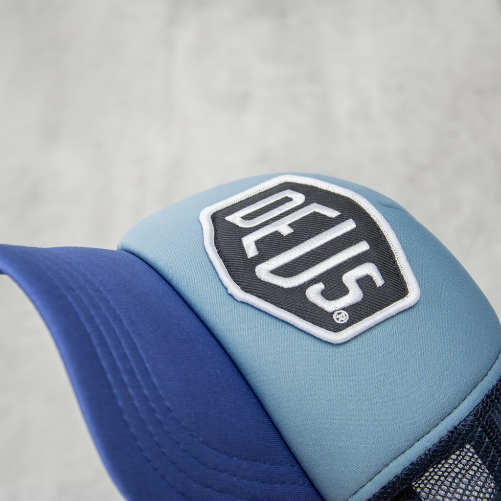 Deus ex Machina Baylands Trucker Cap - Blue / Navy 2