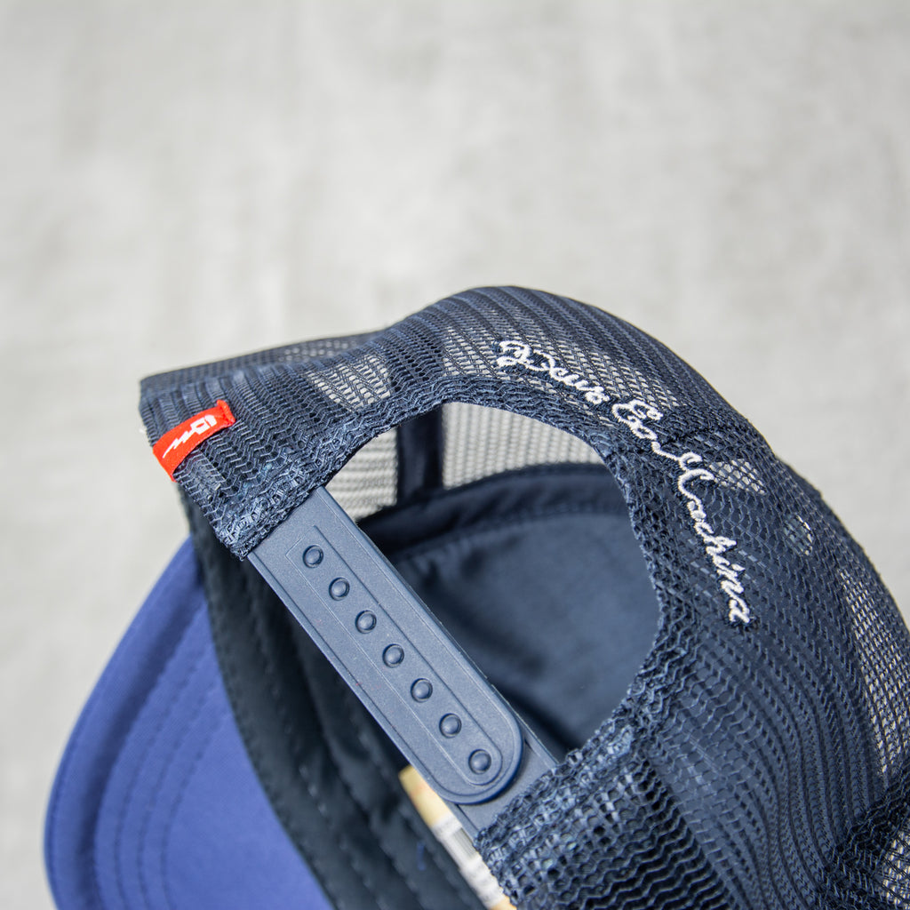 Deus ex Machina Baylands Trucker Cap - Blue / Navy 3