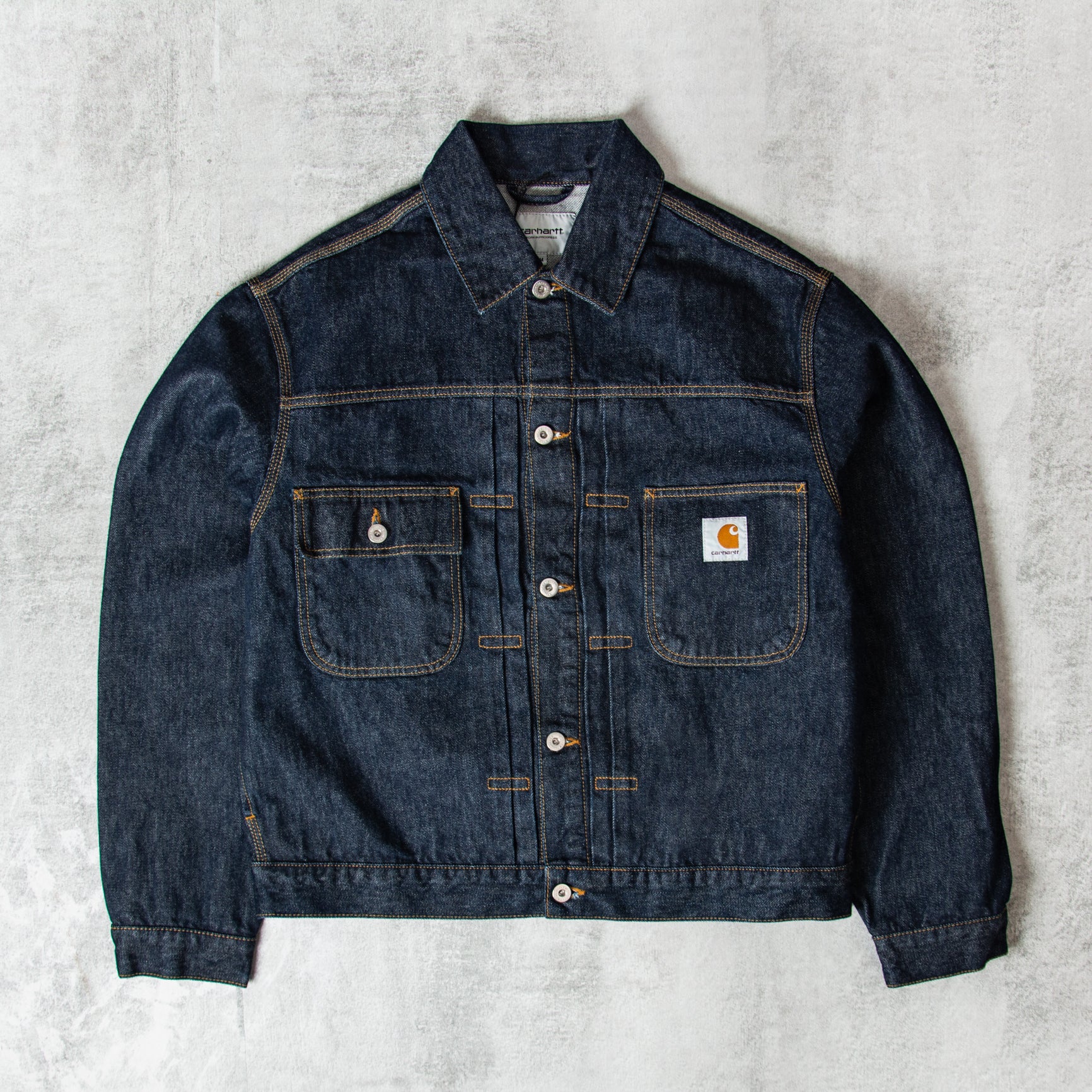 Buy the Carhartt WIP Belmar Jacket - Blue RInsed @Union Clothing