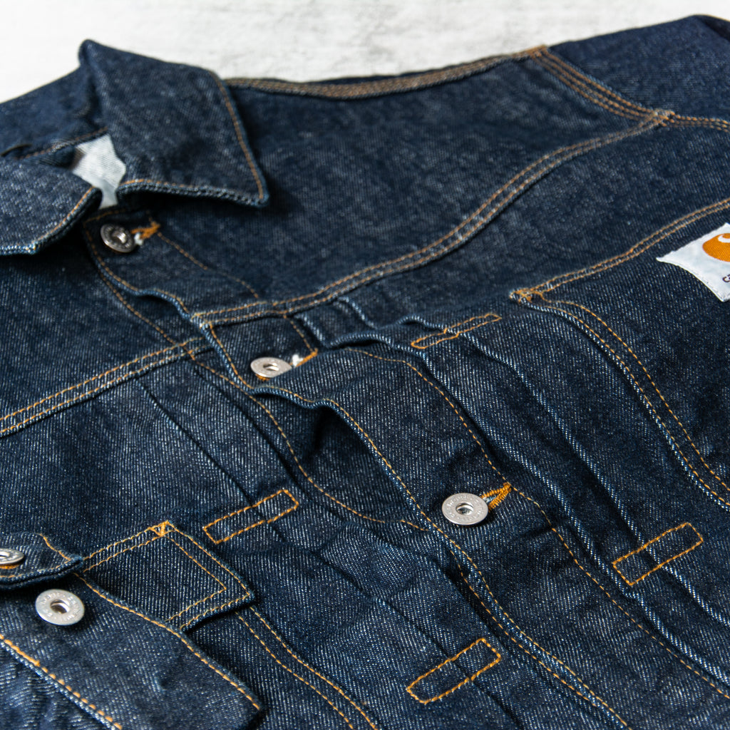 Buy the Carhartt WIP Belmar Jacket - Blue RInsed @Union Clothing