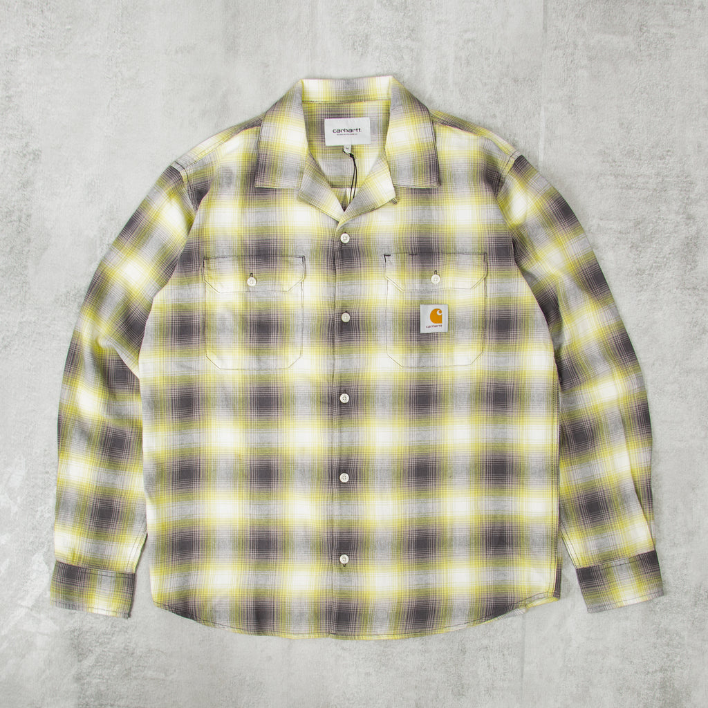 Carhartt WIP Blanchard L/S Shirt - Arctic Lime 1