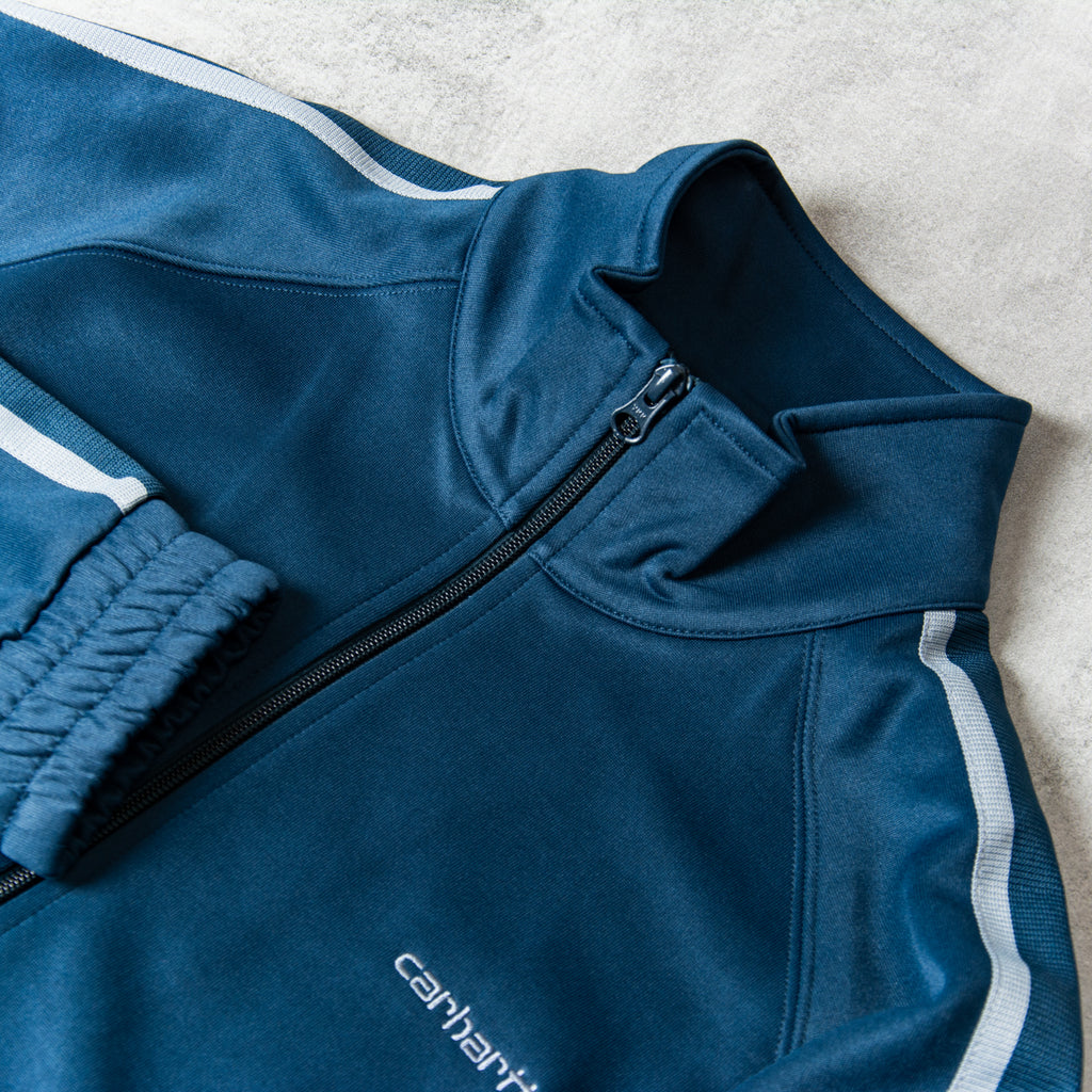 Buy the Carhartt WIP Bolar Sweat Jacket - Blue River @Union Clothing ...