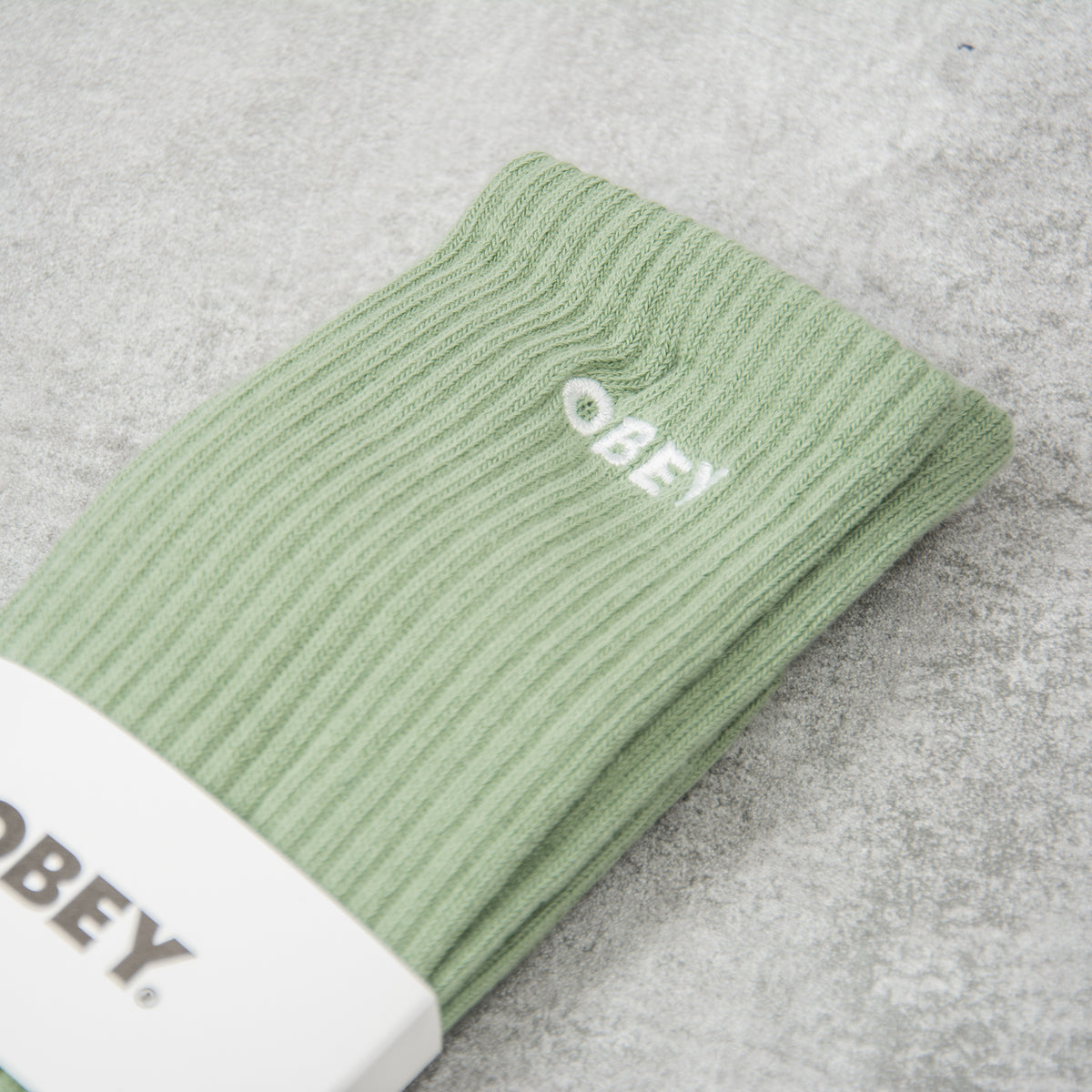 Buy the Obey Bold Socks - Iceberg Green@Union Clothing | Union Clothing