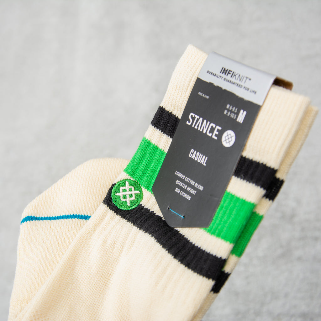 Stance Boyd Quarter Sock - Green 2