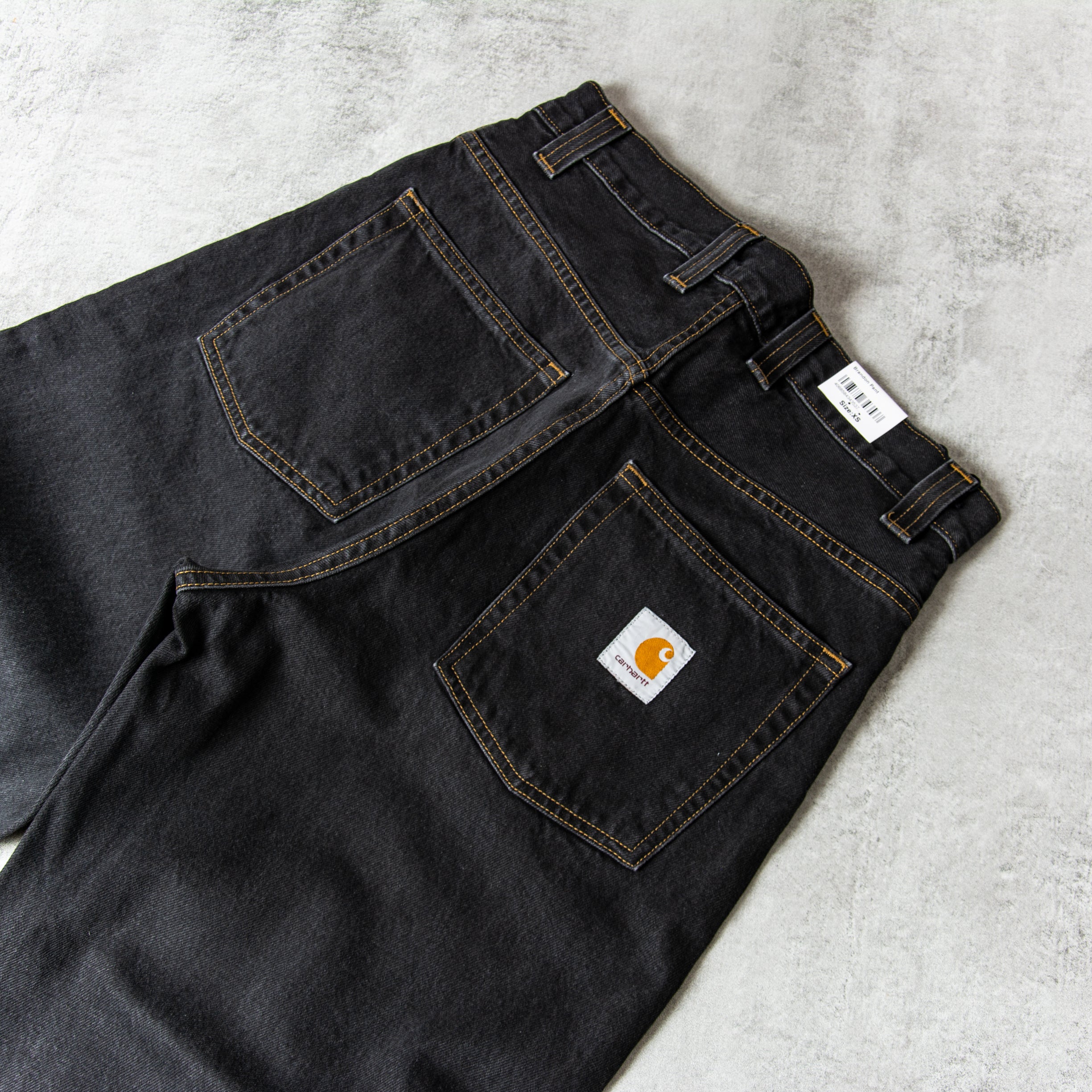 Buy the Carhartt WIP Brandon Pant - Black Stone Washed @Union 