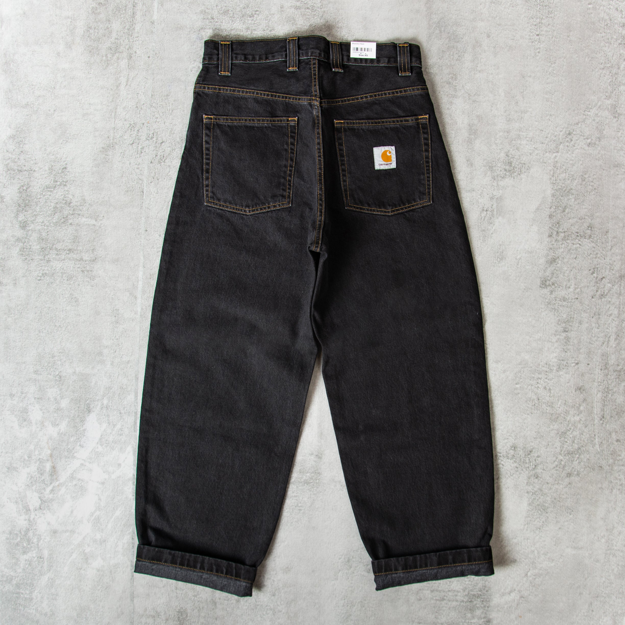 Buy the Carhartt WIP Brandon Pant - Black Stone Washed @Union