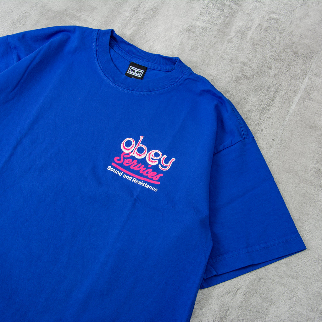 Obey Break Mental Bondage Tee - Surf Blue 3