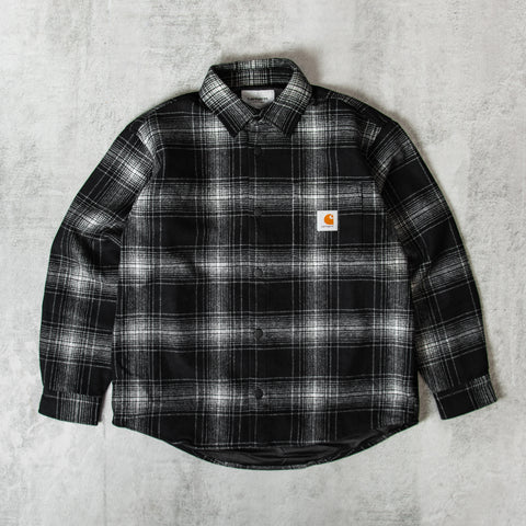 TWILL CHIN WARMER SHIRT JACKET ブラック l_20251-s5bv47z8-rql-93-80-102
