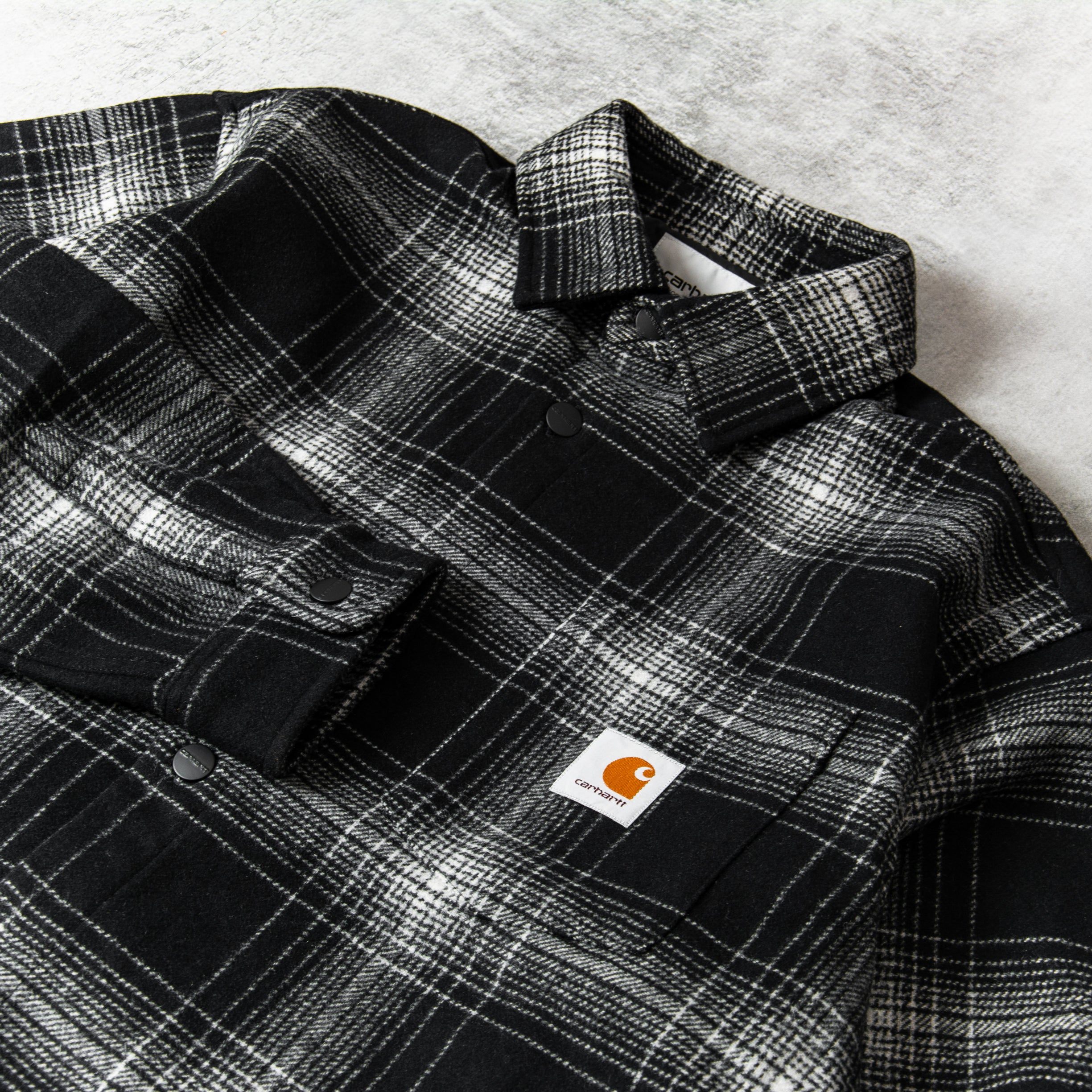 Carhartt WIP Brennan Shirt Jac - Black / Wax@Union Clothing