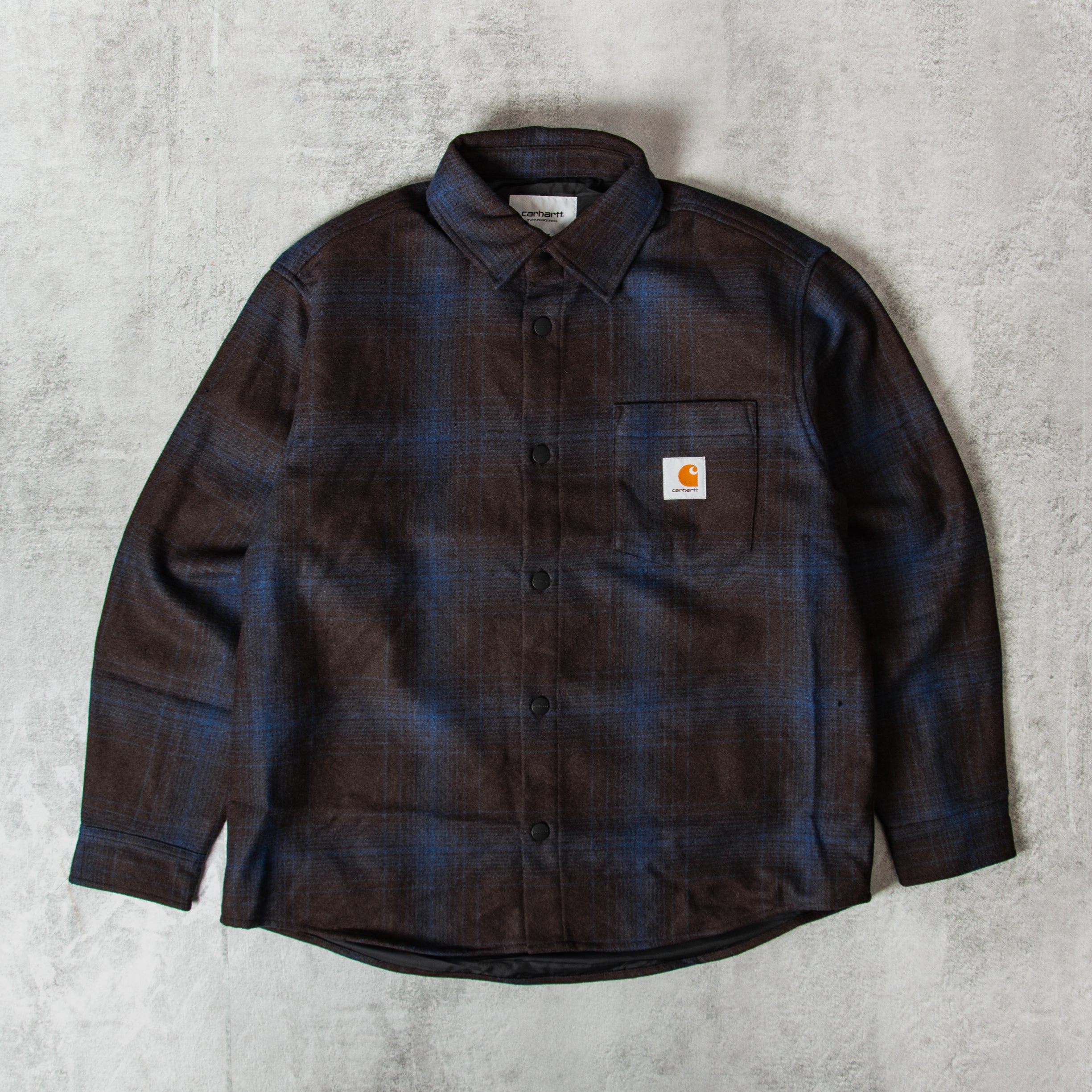 Carhartt WIP Brennan Shirt Jac - Palisander / Jupiter@Union