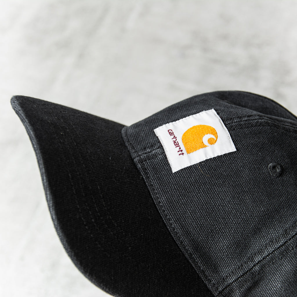Buy the Carhartt WIP Canvas Cap - Black online @Union Clothing