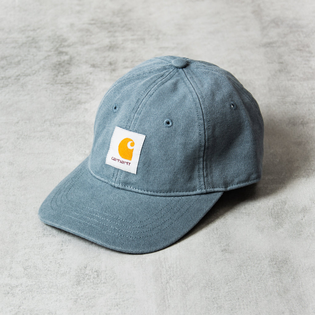 Buy Carhartt WIP Canvas Cap - Cozy Blue Stone Washed @Union Clothing ...