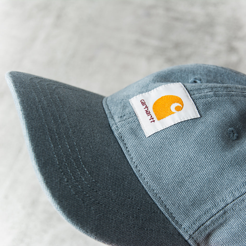Buy Carhartt WIP Canvas Cap - Cozy Blue Stone Washed @Union Clothing ...