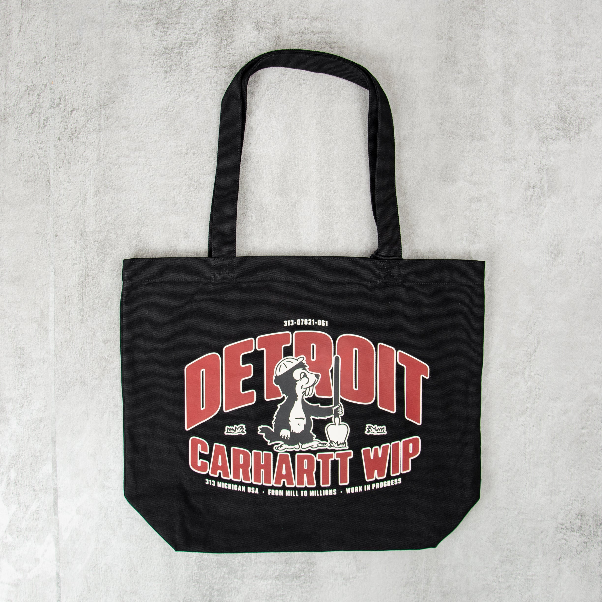 バッグ Carhartt WIP Canvas Graphic Carhartt WIP Canvas Graphic Tote Bag - black (label script