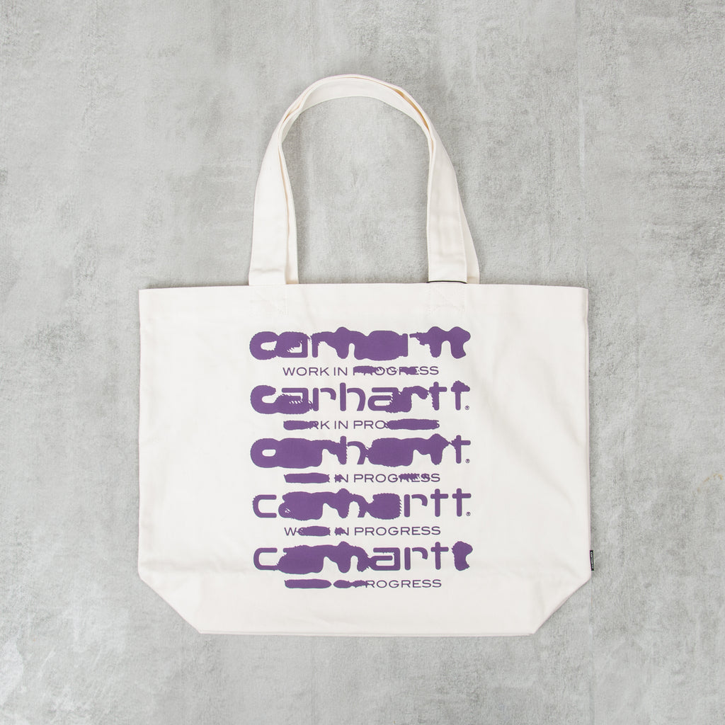 Carhartt WIP Canvas Graphic Tote Large - Wax 1