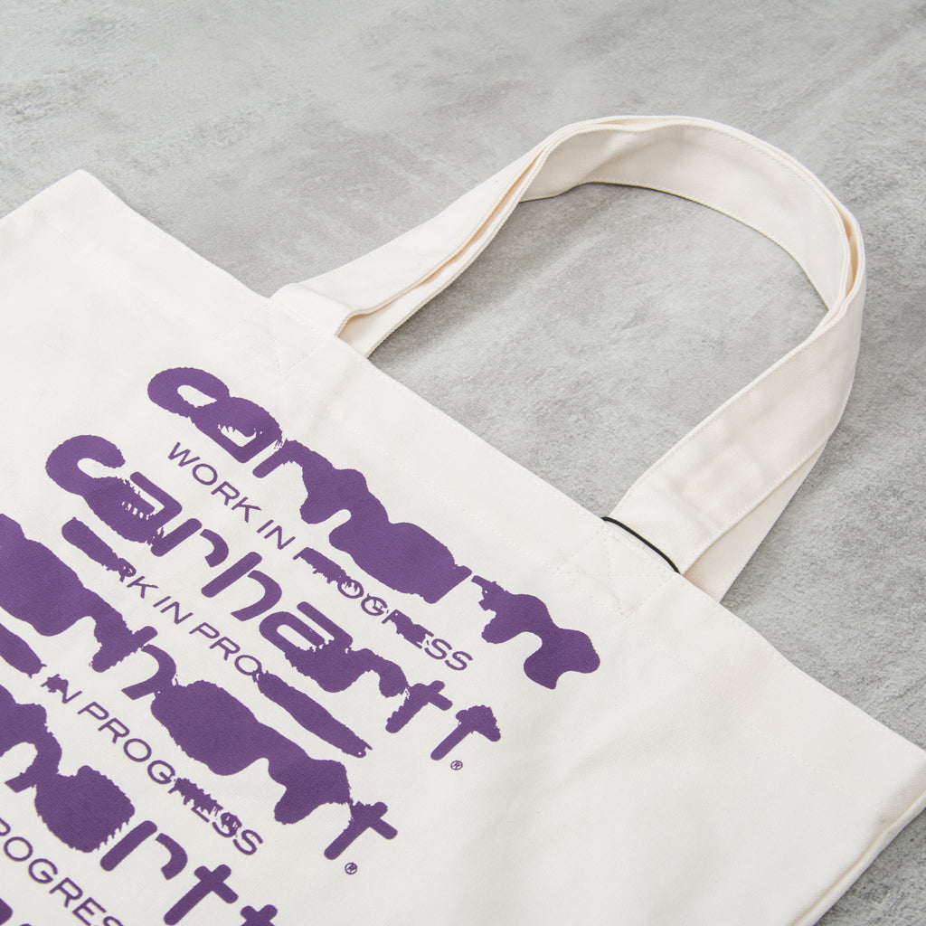 Carhartt WIP Canvas Graphic Tote Large - Wax 2