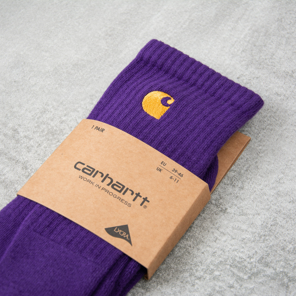 Carhartt WIP Chase Socks - Tyrian 2