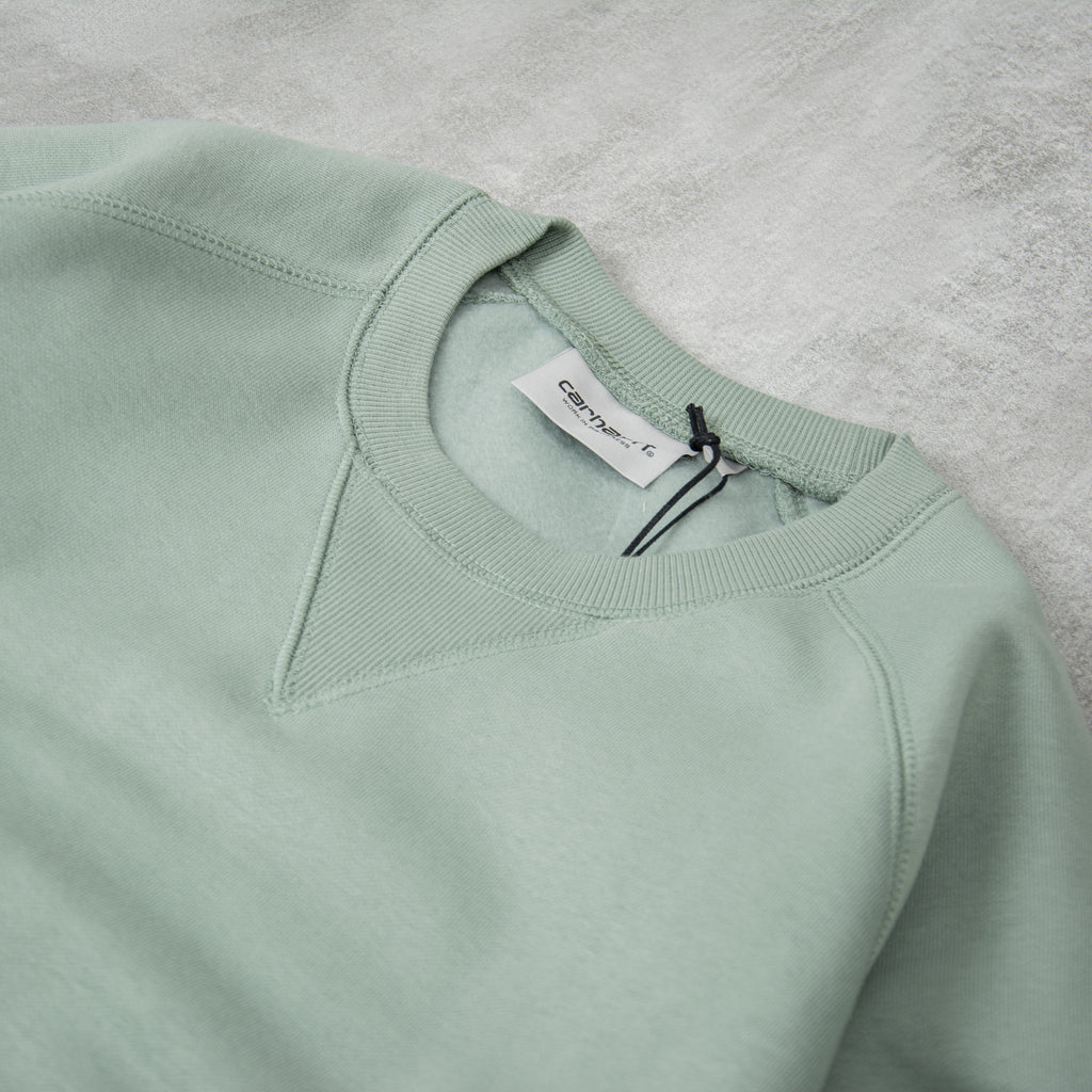 Carhartt WIP Chase Sweatshirt - Glassy Teal 2