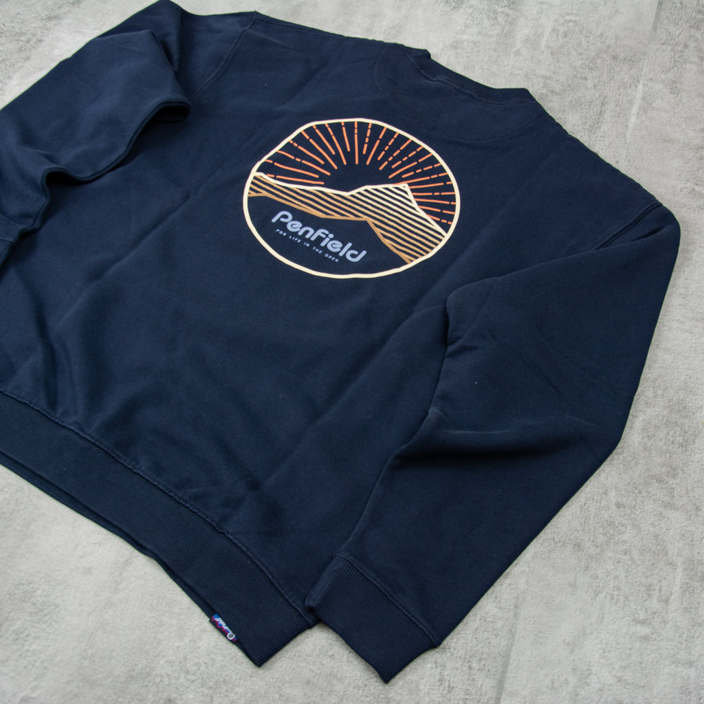 Penfield Circle Mountain LB Sweat - Navy Blazer 2