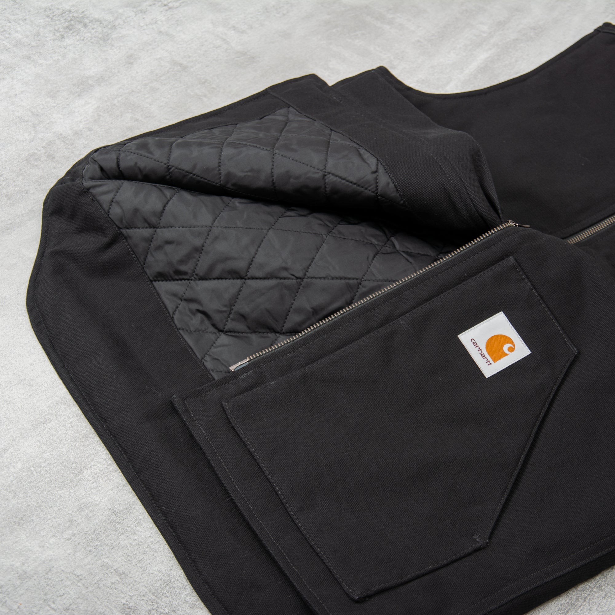 【美品】Carhartt WIP VEST ブラック S 中綿シンサレート 黒 Get the Carhartt WIP Rigid Vest - Black online @Union Clothing