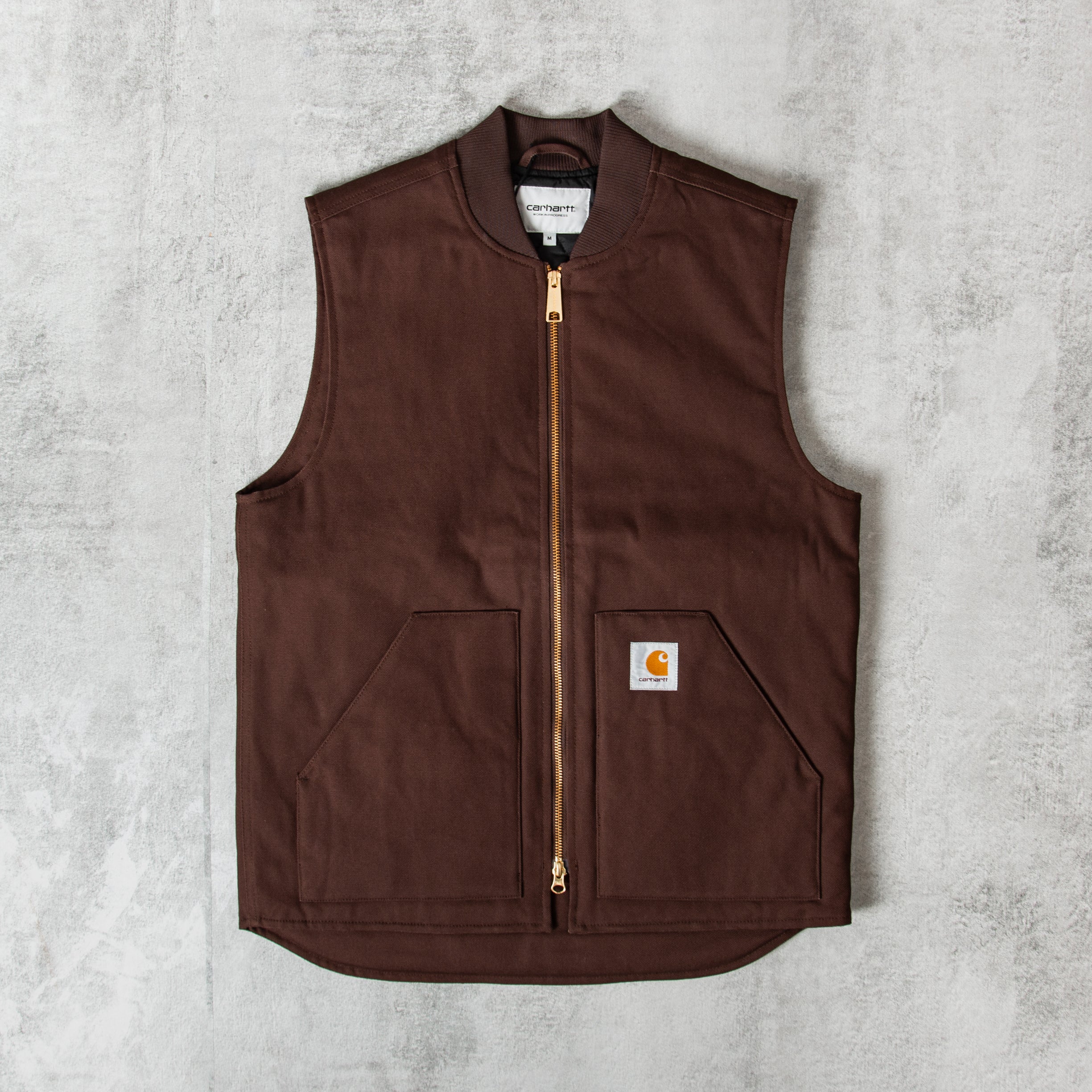 Carhartt メンズ ベスト ダークブラウン V02 003 ClassicVestRigid-