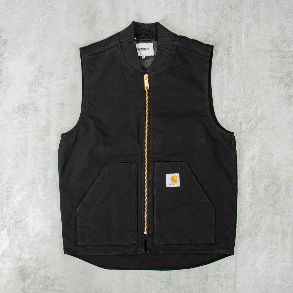 Carhartt WIP Classic Vest Rinsed - Black 1