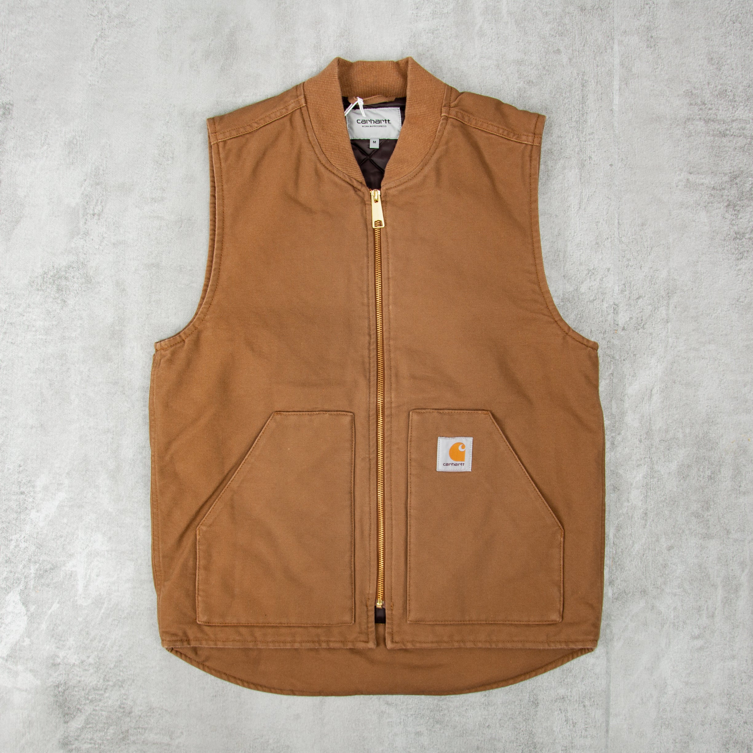 Get Carhartt WIP Classic Vest Rinsed Hamilton Brown Union Clothing Union Clothing