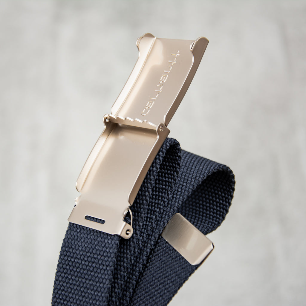 Buy the Carhartt WIP Clip Belt Chrome - Air Force Blue@Union Clothing ...