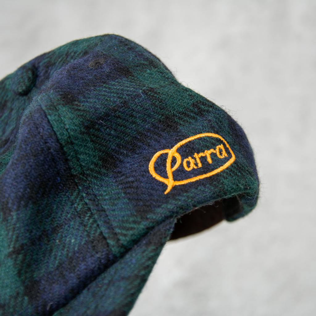 By Parra Clipped Wings 6 Panel Cap - Pine Green 3