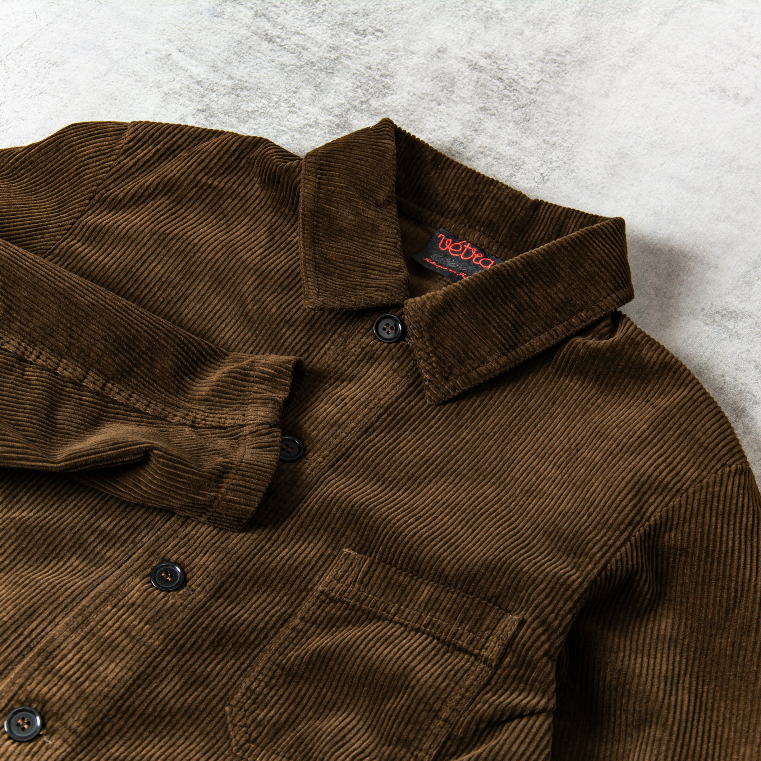 Buy the Vetra Corduroy Jacket 9NB6/5 - Beaver @Union Clothing