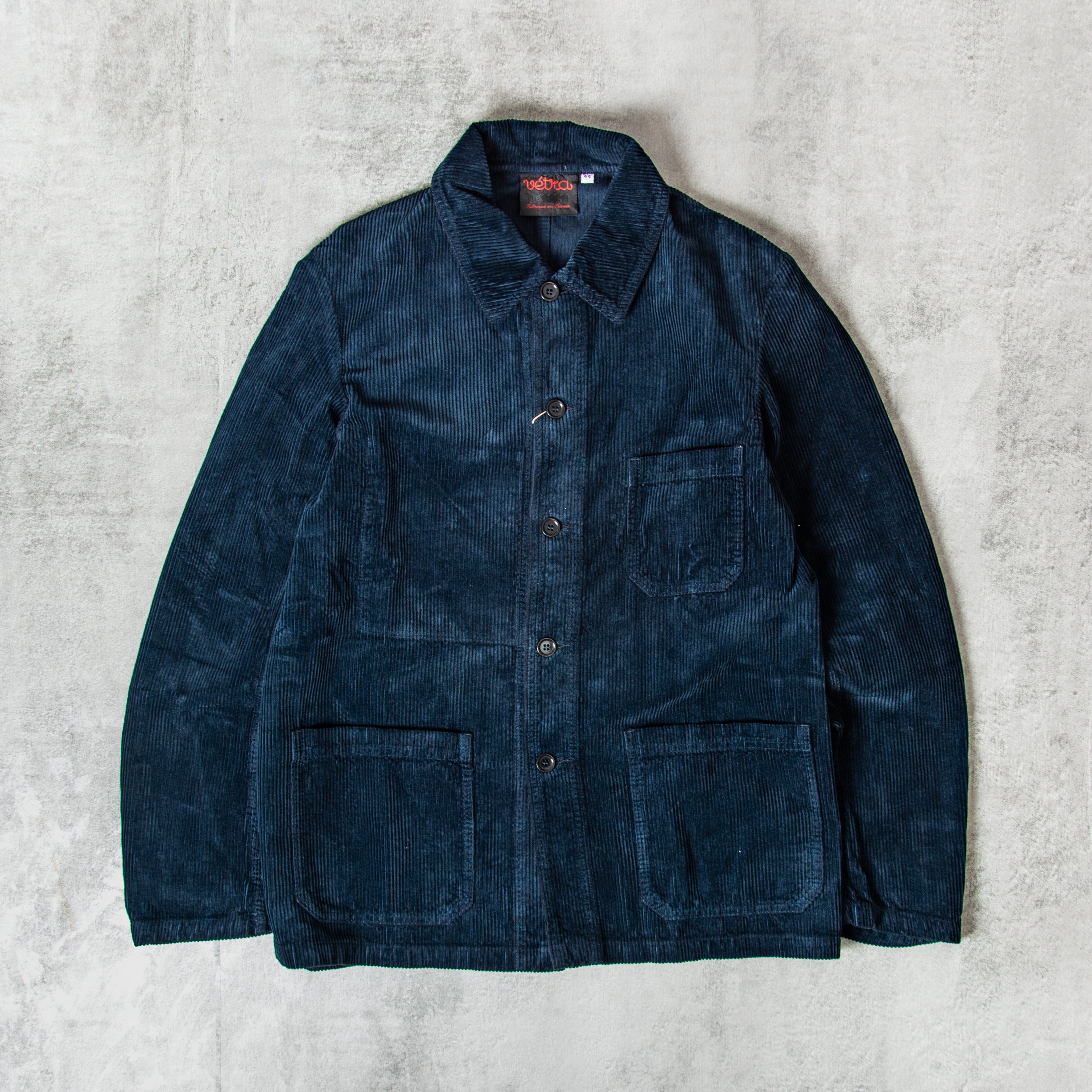 Buy the Vetra Corduroy Jacket 9NB6/5 - Navy @Union Clothing