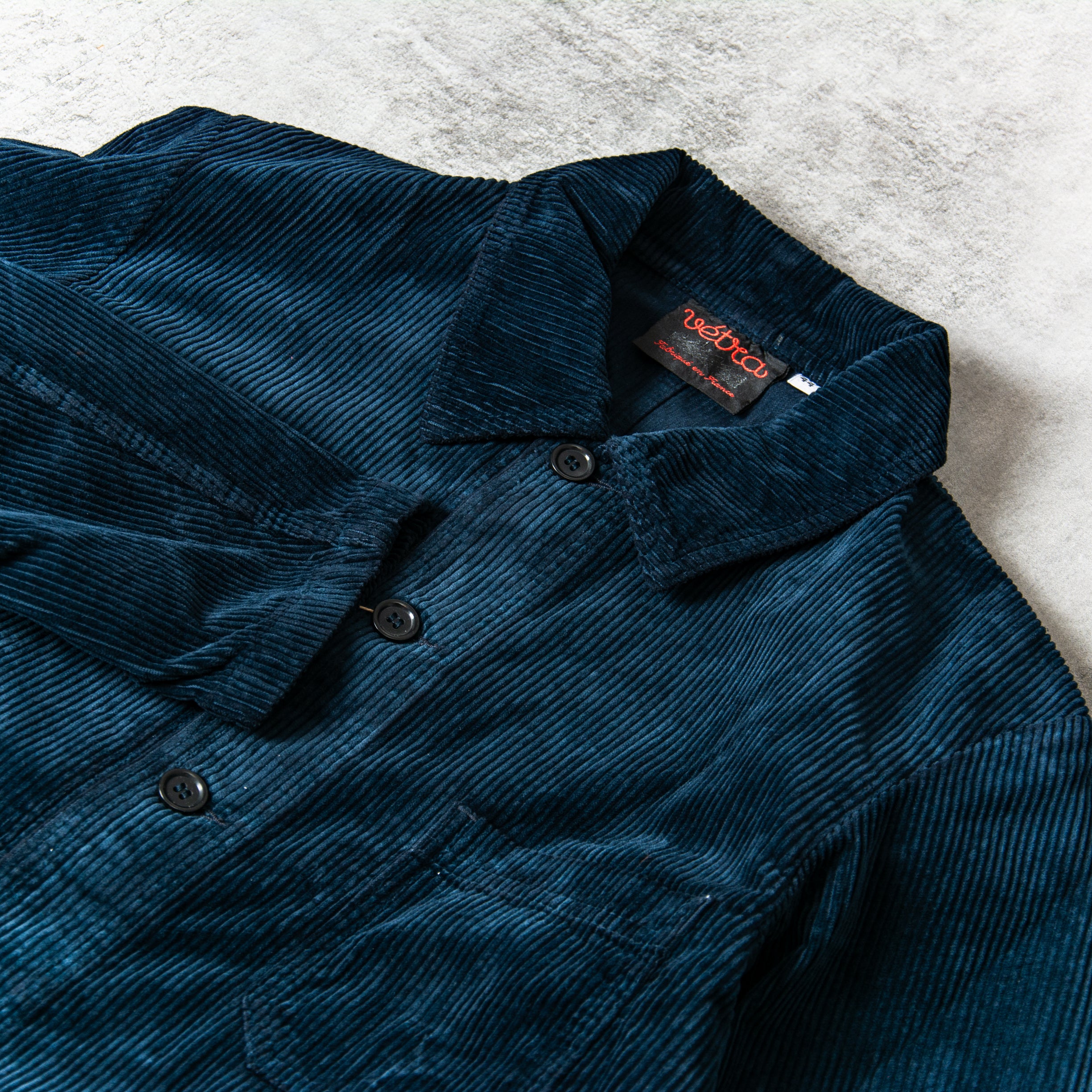 Buy the Vetra Corduroy Jacket 9NB6/5 - Navy @Union Clothing