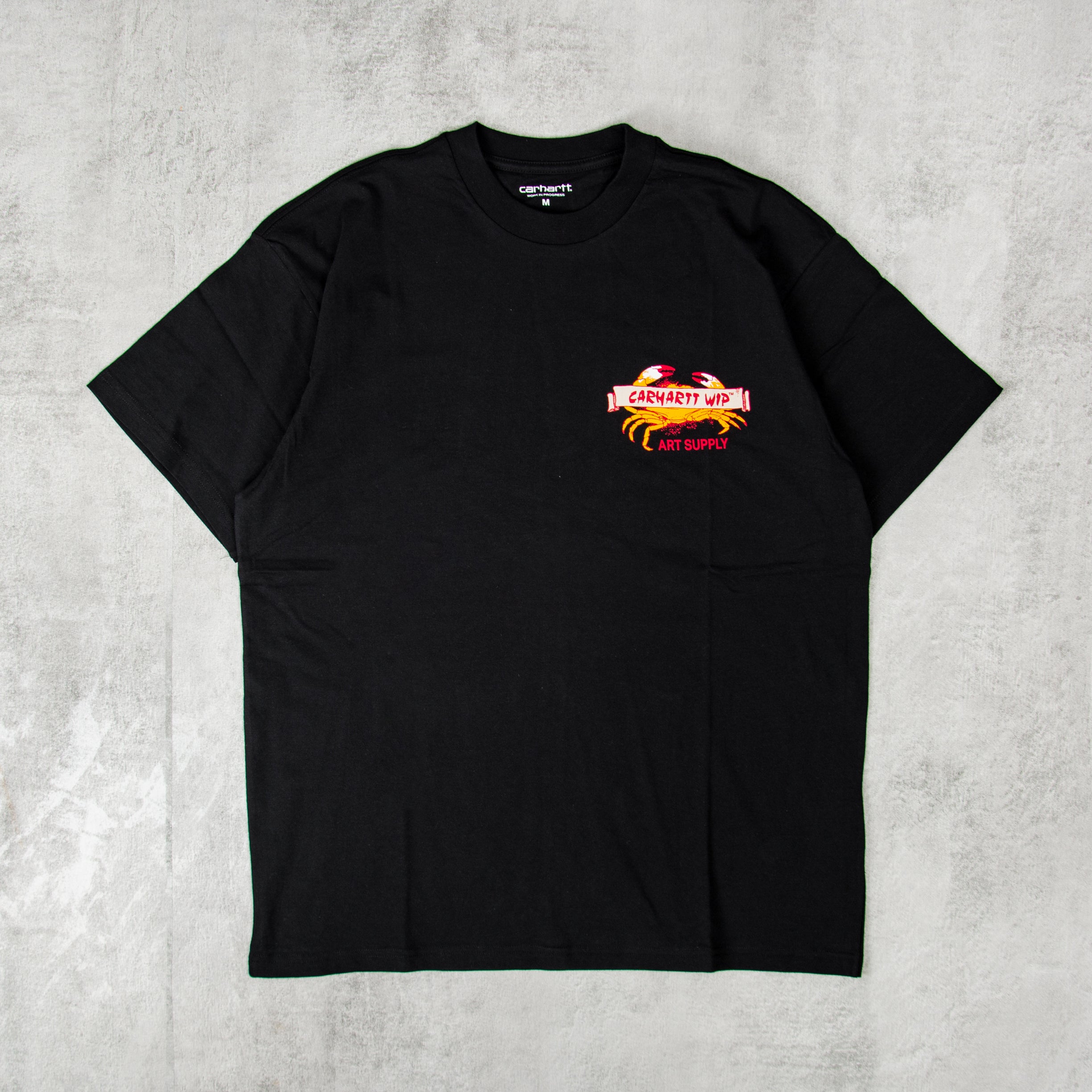 ★Carhartt★ Crab Paint Short Sleeve T-Shirt Black I03477889 T-shirts Carhartt WIP Crab Paint Short Sleeve T-Shirt UNISEX